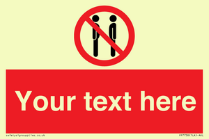 Custom prohibition not face to face